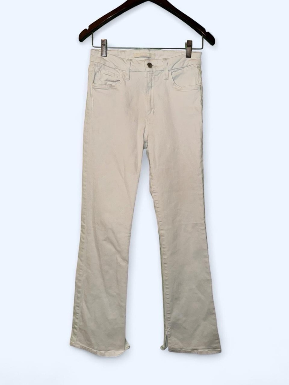 Joe’s Jeans Flawless Hi Rise Honey White Curvy Bootcut Jeans Size 28
